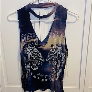 V neck tank top